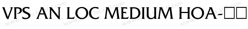 VPS An Loc Medium Hoa字体转换